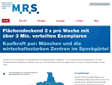 Tablet Screenshot of mrs-muenchen.de
